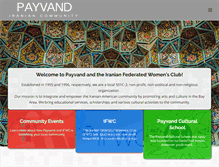 Tablet Screenshot of payvand.org